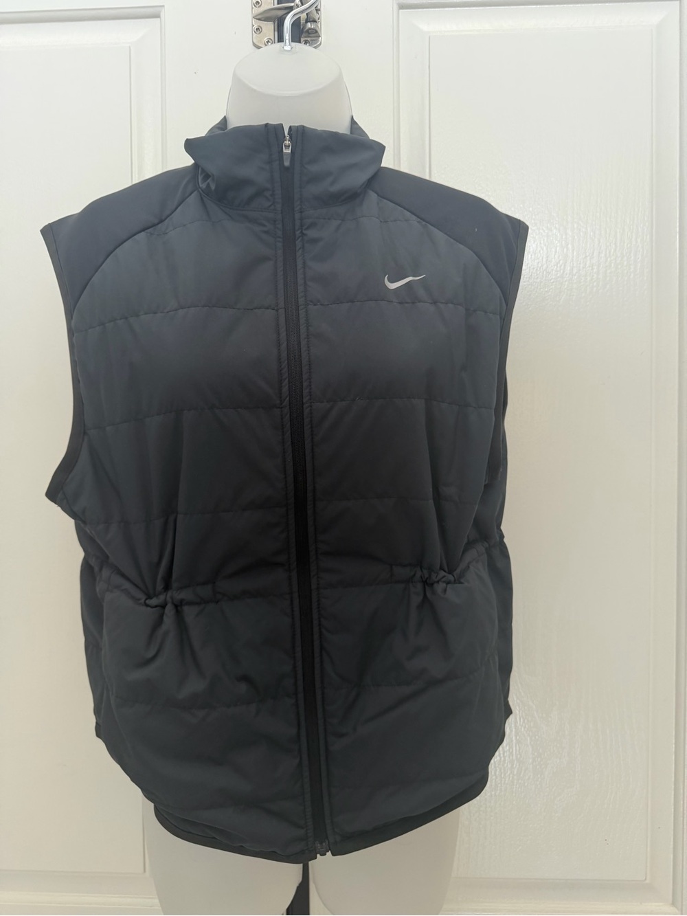 Nike Therma Fit Black Quilted Insulated Vest Sz S